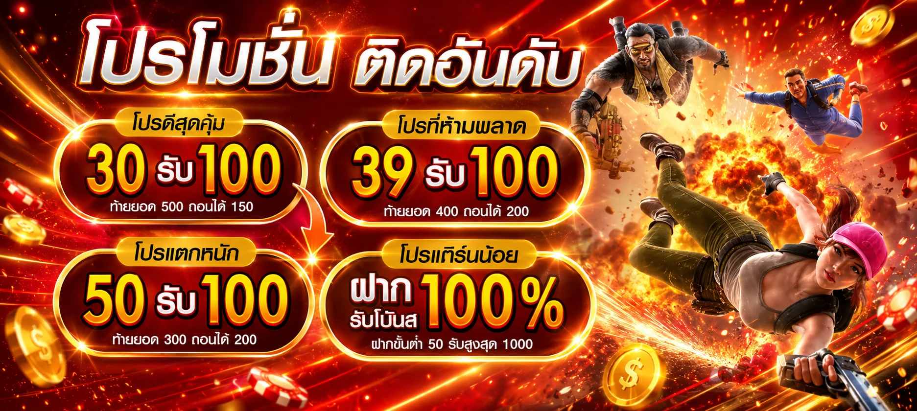 เกม PG Slot ในโหมดทดลองเล่นฟรีของ AMC998